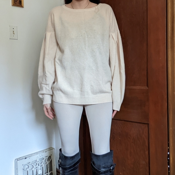 Cashmere Saks Fifth Avenue French Style Sweater Dress - Picture 13 of 13